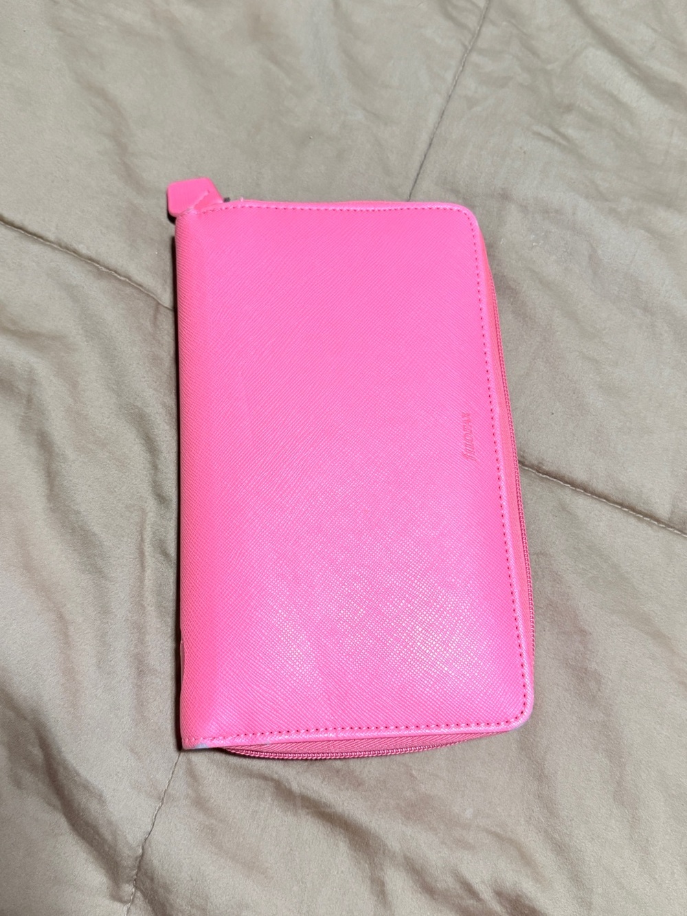 Filofax Saffiano Personal Compact Organizer Hot Pink